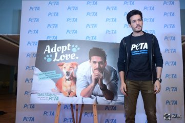 Akhil Akkineni at Peta Event